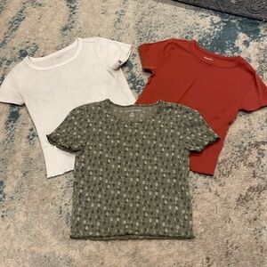 group of old navy XS and small baby t’s